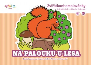Product detail of Zvířátkové omalovánky / Na palouku u lesa - Kristýna Bízová