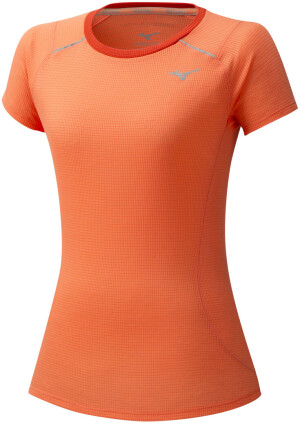 Product detail of Dámské tričko Mizuno  Dry Aeroflow Tee orange S