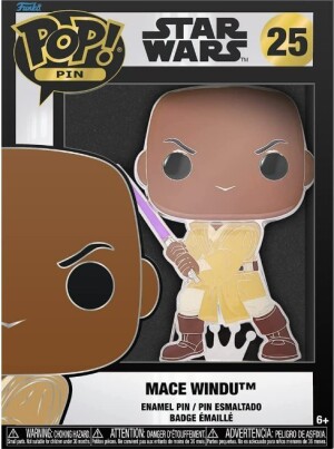 Product detail of Funko POP Pin: Star Wars - Mace Windu