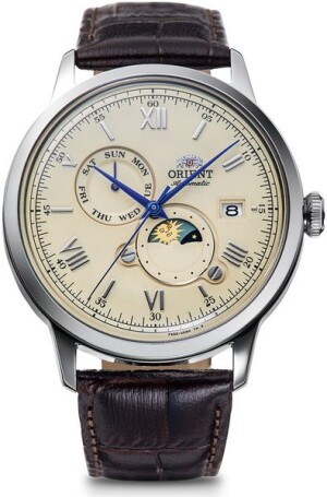 Product detail of Orient Bambino RA-AK0803Y Sun and Moon