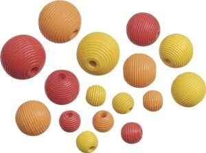 Product detail of Dřevěné korálky mix - žlutá, oranžová, červená 20 ks