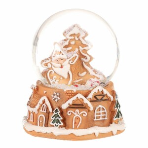 Product detail of Vánoční sněžítko Perníkový Santa Claus, polyresin, 9 cm