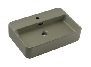 Product detail of ArtCom Keramické umyvadlo TRUST 2 E-6282 | zelený mat 55 cm