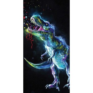 Product detail of Jerry Fabrics Osuška Dinosaur Black, 70 x 140 cm
