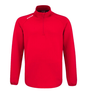 Product detail of Pánská mikina CCM  LOCKER ROOM FLEECE 1/4 ZIP Red XS