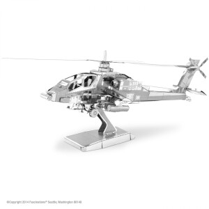 Product detail of Piatnik Metal Earth 3D puzzle: AH-64 Apache