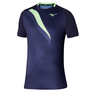 Product detail of Pánské tričko Mizuno  Release Shadow Graphic Tee Evening Blue M