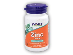 Product detail of NOW Foods Zinc (zinek glukonát) 50mg 100 tablet
