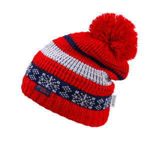 Product detail of Kama pletená Merino čepice kadze KW04 červená