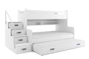 Product detail of BMS Dětská patrová postel s přistýlkou MAX 3 Barva: Bílá