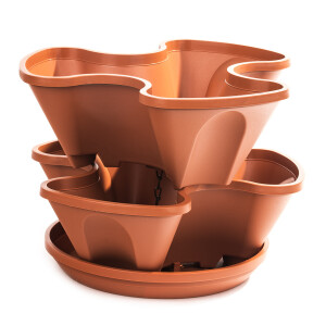 Product detail of kaskáda závěsná 2 dílná pr.35cm mix barev - teracota