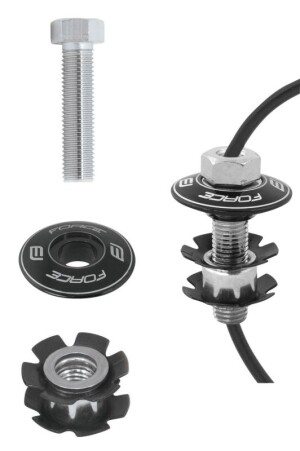 Product detail of Force Ježek řízení s dírou BMX 1 1/8" Al, černý