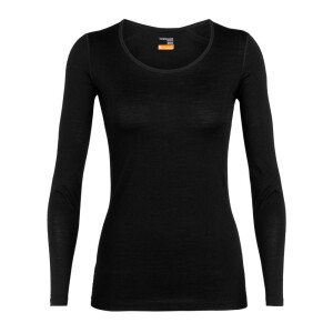 Product detail of Dámské tričko Icebreaker Merino 200 Oasis LS Scoop Black M