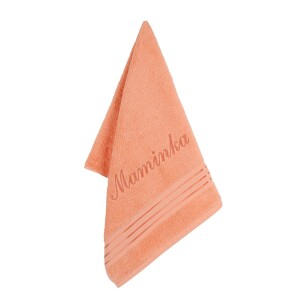 Product detail of Bellatex Froté ručník s výšivkou Maminka lososová