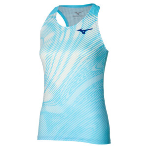 Product detail of Dámské tílko Mizuno  Charge Printed Tank Blue Glow L