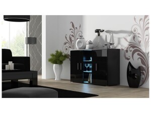Product detail of Artcam Komoda SOHO S7 Barva: Černá/černý lesk