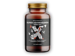 Product detail of BrainMax Super Ashwagandha extrakt KSM-66 100 rostlinných kapslí