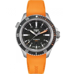 Product detail of Traser P67 Diver Automatic Black oranžová pryž