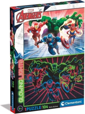 Product detail of Puzzle Marvel: Avengers 104 dílků, svítící