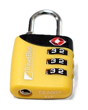 Product detail of Travel Blue Combi TSA Lock Yellow
