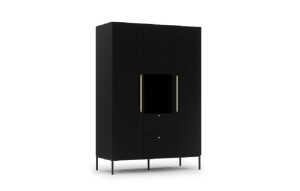 Product detail of Artelta Šatní skříň LANZZI 135 Barva: Černá
