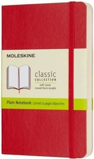 Product detail of Moleskine Zápisník měkké desky A6 čistý červený