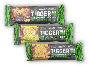 Product detail of Amix Tigger Zero Multi Layer Protein Bar 60g
