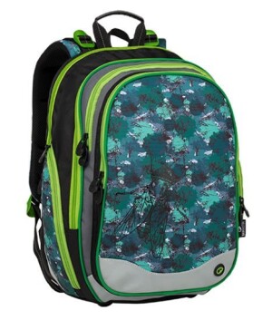 Product detail of Bagmaster Klučičí školní batoh ELEMENT 9 B BLACK/GREEN/GRAY