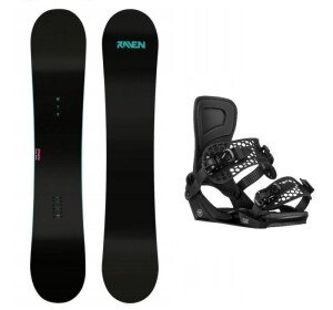 Product detail of Raven Pure mint dámský snowboard + Gravity Rise black vázání