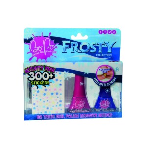 Product detail of Bo Po Sada laků na nehty a samolepek - Ledové království (mix různých barev laků) - EPEE