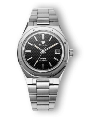 Product detail of Nivada Grenchen F77 Black Date 69000A77 - Bracelet