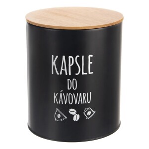 Product detail of Orion Plechová dóza na Kapsle do kávovaru, BLACK