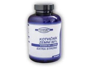 Product detail of Fitsport Kotvičník zemní 90% + B6 + Zinek 150 kapslí
