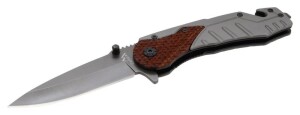 Product detail of Cattara Nůž zavírací WOOD s pojistkou 21cm