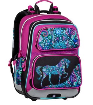 Product detail of Bagmaster Batoh pro prvňáčky GEN 20 A PINK/BLACK/VIOLET/BLUE