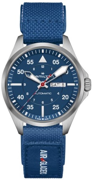 Product detail of Hamilton Khaki Aviation Pilot Day Date Auto - Air Glaciers Edition H64655941