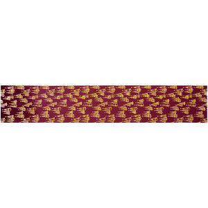 Product detail of Vánoční dekorační látka Samet, červená, 28 x 150 cm