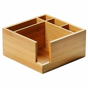 Product detail of Kesper 70851 Kuchyňský organizér bambus, 5 přihrádek, 18 x 9 x 18 cm