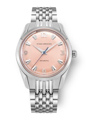 Product detail of Nivada Grenchen Antarctic 35 mm Salmon - Beads of Rice