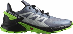 Product detail of Salomon Supercross 4 M L47315800 flint stone/black/green gecko