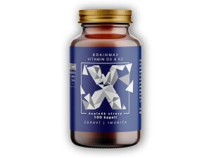 Product detail of BrainMax Vitamin D3K2 D3 5000IU/K2-MK7 150mcg˙100cps