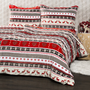Product detail of 4Home Vánoční povlečení mikroflanel Winter, 140 x 220 cm, 70 x 90 cm