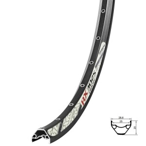 Product detail of REMERX Ráfek E-ROCKY 584x25 32děr, černý
