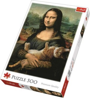 Product detail of Trefl Puzzle Mona Lisa s kočkou / 500 dílků - TOMI