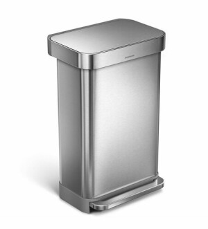 Product detail of Pedálový odpadkový koš Simplehuman – 45 l, matná ocel, FPP, kapsa na sáčky