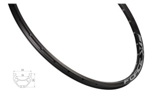 Product detail of Force Ráfek XC BASIC DISC 559x19, 36děr, černý