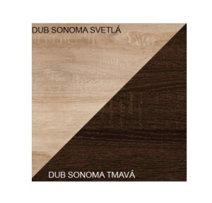 Product detail of ArtCross Komoda VIKI | 01 Barva: Dub sonoma světlá / dub sonoma tmavá