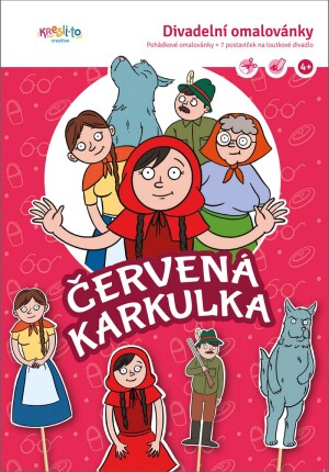 Product detail of Divadelní omalovánky / Červená Karkulka - Pavla Filip Navrátilová