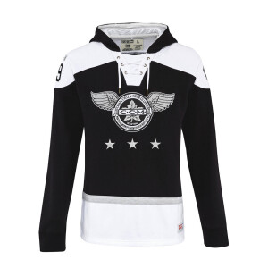 Product detail of Dětská mikina CCM Monochrome Jersey Hoodie Black L