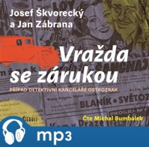 Product detail of Vražda se zárukou, mp3 - Jan Zábrana, Josef Škvorecký